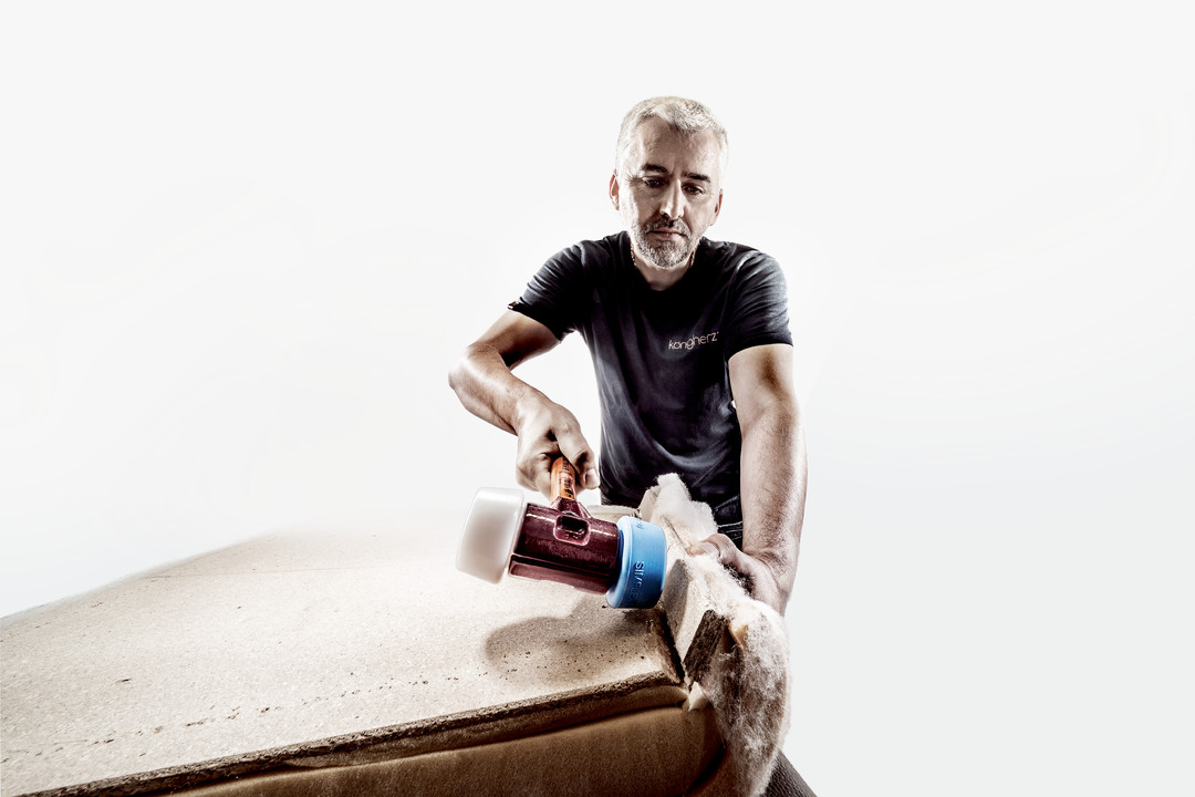 SIMPLEX-Schonhammer, TPE-soft; mit Tempergussgehäuse und hochwertigem Holzstiel | D=50 mm | 3001.051